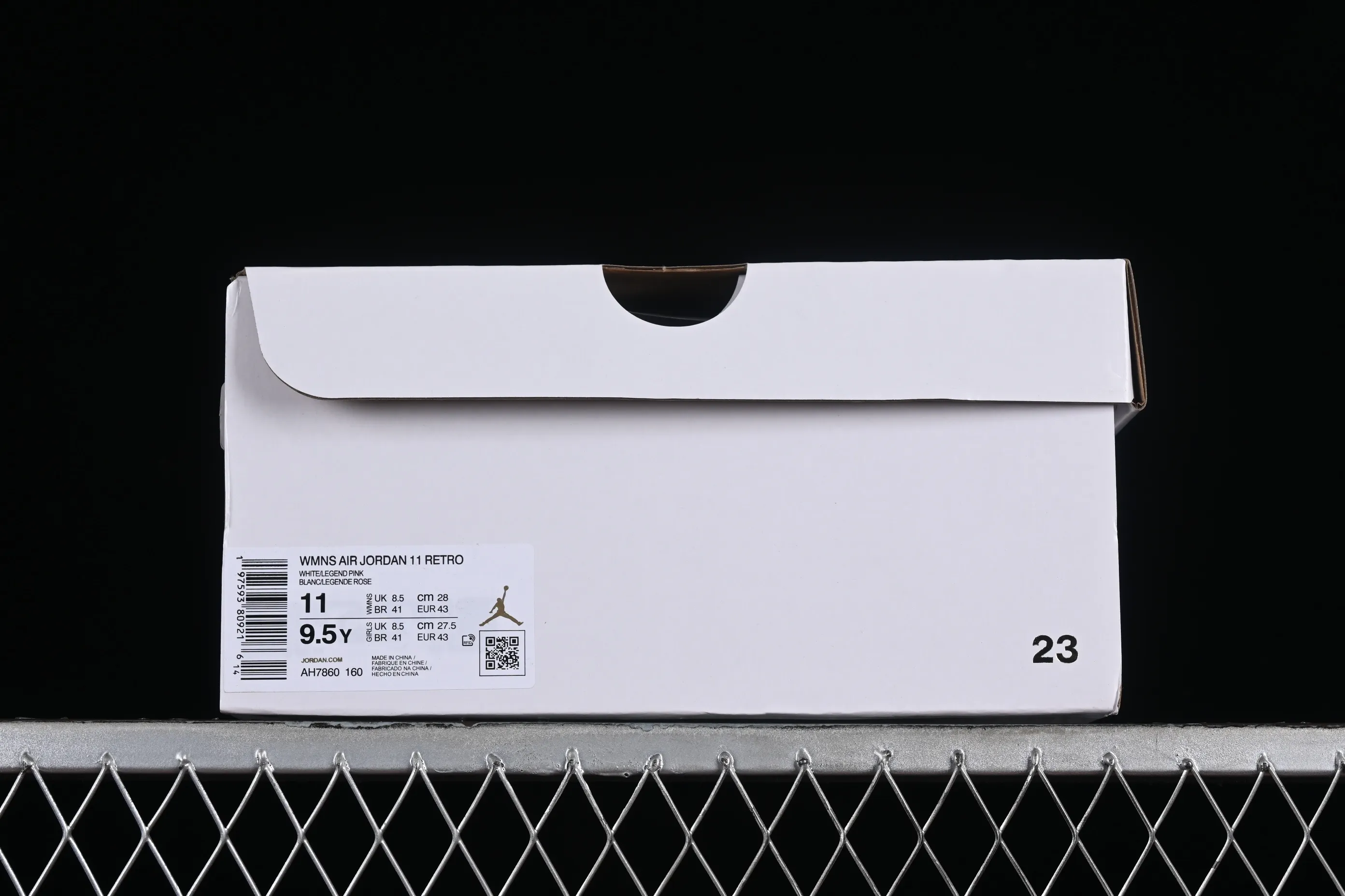 All categories Air Jordan Jordan series basketball shoes Air Jordan 11 F version Air Jordan 11 Low "Legend Pin" AJ11 Joe 11 girl pink genuine standard genuine carbon low-top basketball shoes AH7860-160